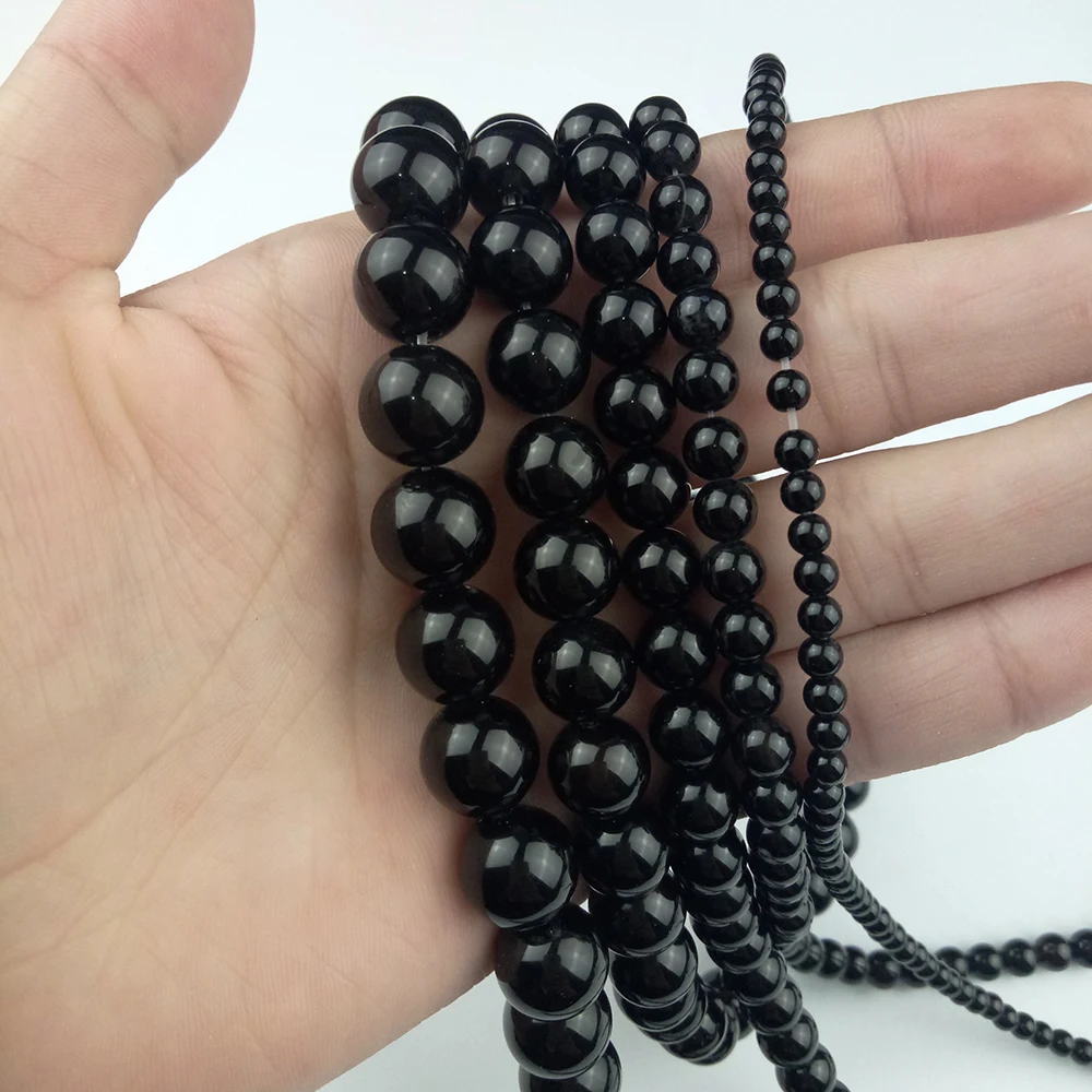 WLYeeS Natural stone Black Carnelian beads 4-12mm round ball loose Space bead for jewelry bracelet Necklace making DIY Accessory
WLYeeS Natural stone Black Carnelian beads 4-12mm round ball loose Space bead for jewelry bracelet Necklace making DIY Accessory