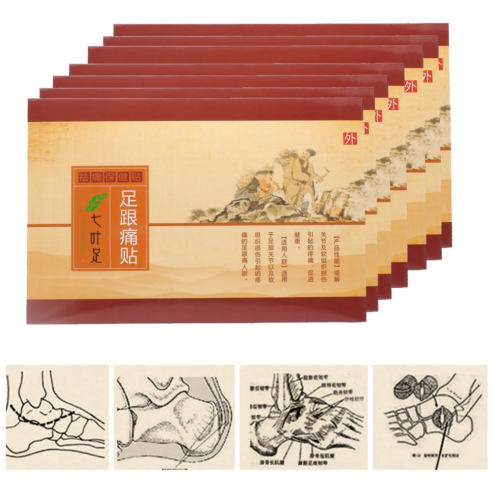 12 Boxes Heel Spur Pain Relief Patch Calcaneal Spur Rapid Heel Pain Relief Patch Achilles Tendinitis Plaster Foot Care Z32412(1)
12 Boxes Heel Spur Pain Relief Patch Calcaneal Spur Rapid Heel Pain Relief Patch Achilles Tendinitis Plaster Foot Care Z32412(1)
