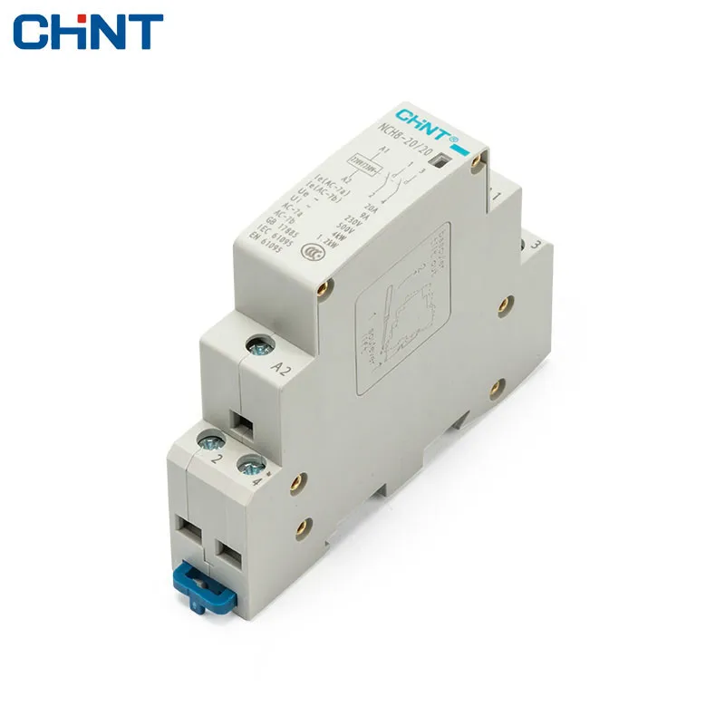 CHINT Household Small-sized Single-phase Communication Contactor 220V Guide Type NCH8-20/20 Two Normally Open 2P 20A
CHINT Household Small-sized Single-phase Communication Contactor 220V Guide Type NCH8-20/20 Two Normally Open 2P 20A