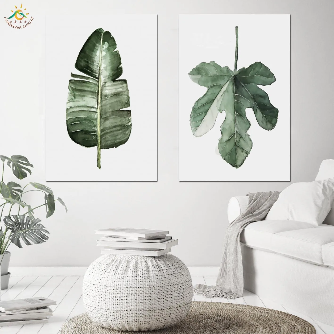 Nordic Poster Decoration Tropical Green Leaves Wall Art Canvas Poster and Print Canvas Scroll Painting Nordic Decoration Home
Nordic Poster Decoration Tropical Green Leaves Wall Art Canvas Poster and Print Canvas Scroll Painting Nordic Decoration Home