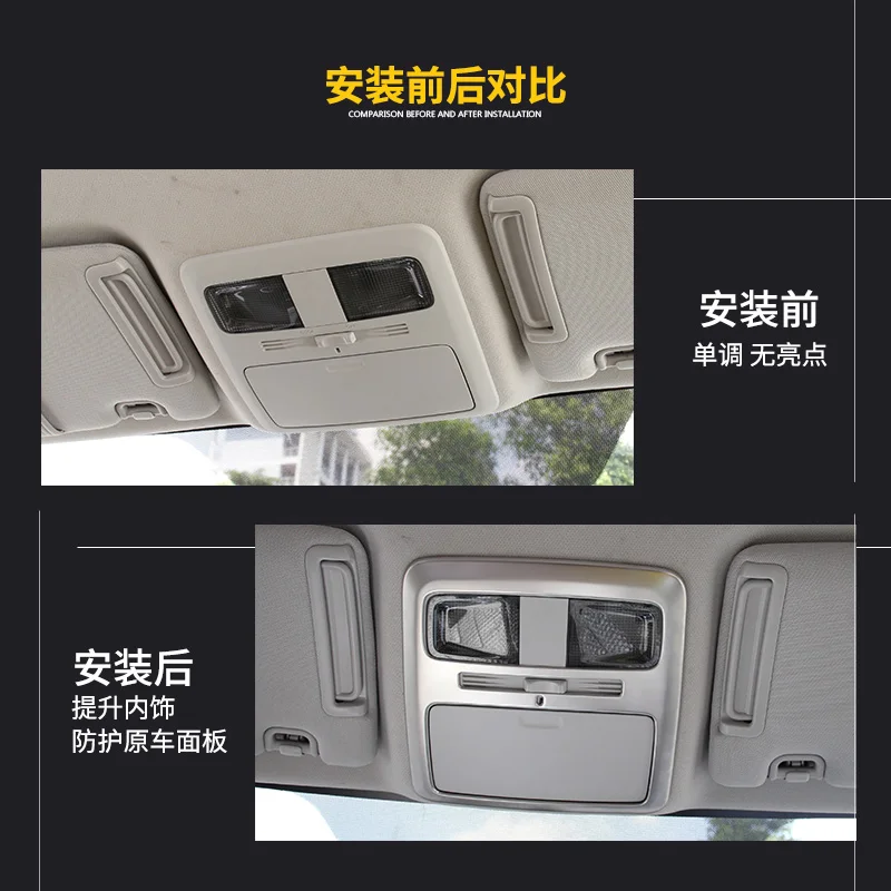 Car-Styling Silver Beautiful Reading Light Frame For Subaru Forester 2013-2016 Z2EA504
Car-Styling Silver Beautiful Reading Light Frame For Subaru Forester 2013-2016 Z2EA504