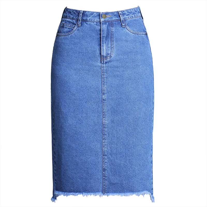 2019 spring summer new girl denim skirt women skirts long section high waist step after split fork hip skirt
2019 spring summer new girl denim skirt women skirts long section high waist step after split fork hip skirt