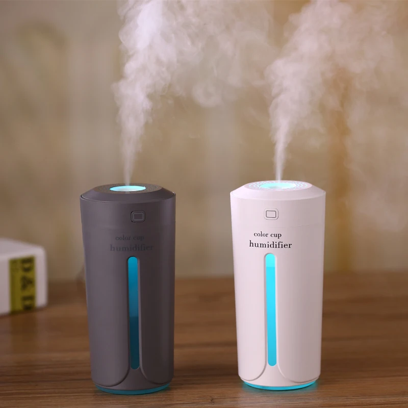 230ml Mini Air Humidifier USB Ultrasonic Humidifier Car Aroma Diffuser Electric Essential Oil Diffuser Cup LED Light
230ml Mini Air Humidifier USB Ultrasonic Humidifier Car Aroma Diffuser Electric Essential Oil Diffuser Cup LED Light