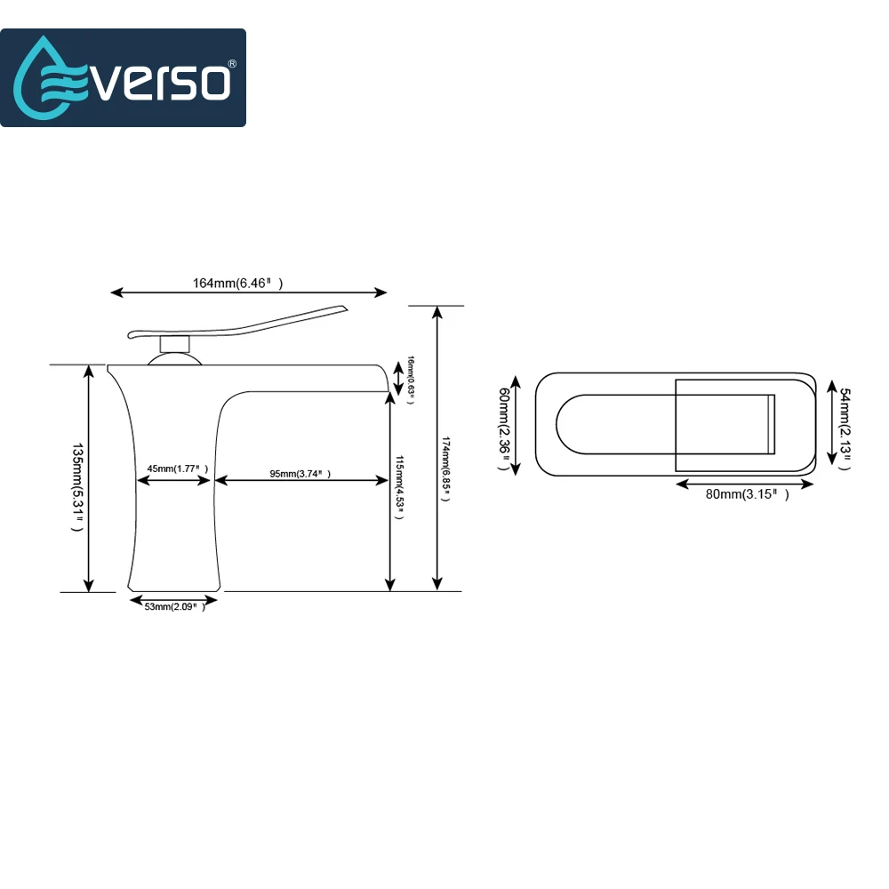 EVERSO Waterfall Faucet Bathroom Faucet Torneira Basin Faucet Bathroom Sink Faucet Water Tap
EVERSO Waterfall Faucet Bathroom Faucet Torneira Basin Faucet Bathroom Sink Faucet Water Tap