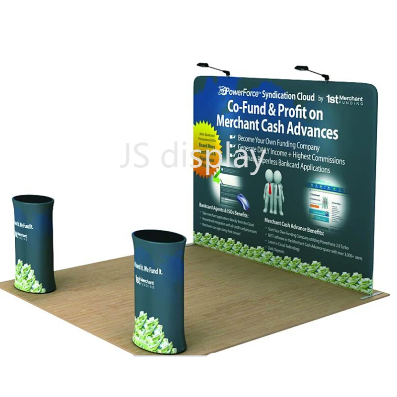 10ft portable straight tension fabric trade show display popup stand backdrop wall with custom graphic print booth
10ft portable straight tension fabric trade show display popup stand backdrop wall with custom graphic print booth