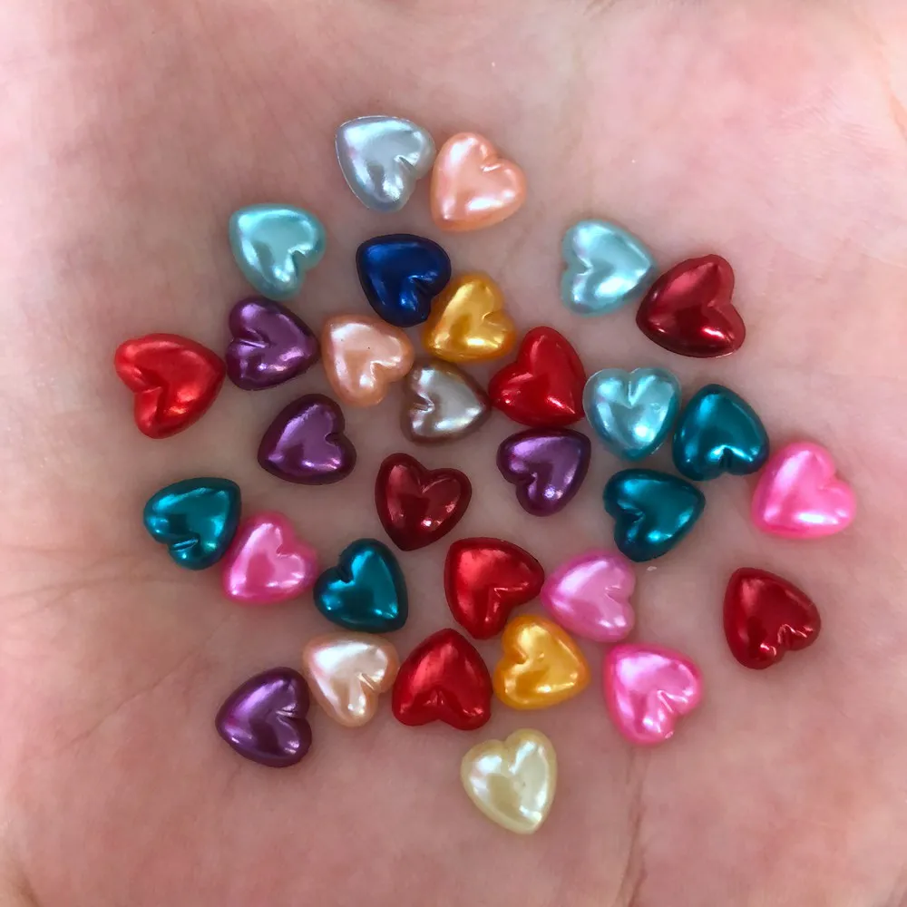 8mm 100pcs Random Mixed Half Pearl Heart Bead FlatBack Scrapbook Wedding Bead DIY F278
8mm 100pcs Random Mixed Half Pearl Heart Bead FlatBack Scrapbook Wedding Bead DIY F278
