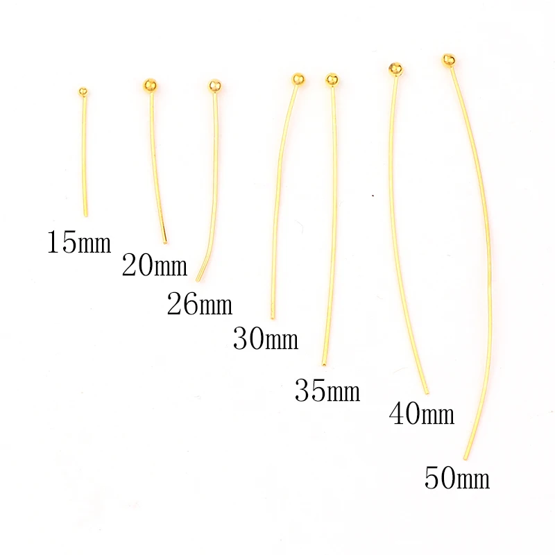 New Fashion Cheap 15mm~50mm Ball Head Pins Gold Color Ball Head Pins Findings DIY Jewelry Making Jewelry Accessories
New Fashion Cheap 15mm~50mm Ball Head Pins Gold Color Ball Head Pins Findings DIY Jewelry Making Jewelry Accessories