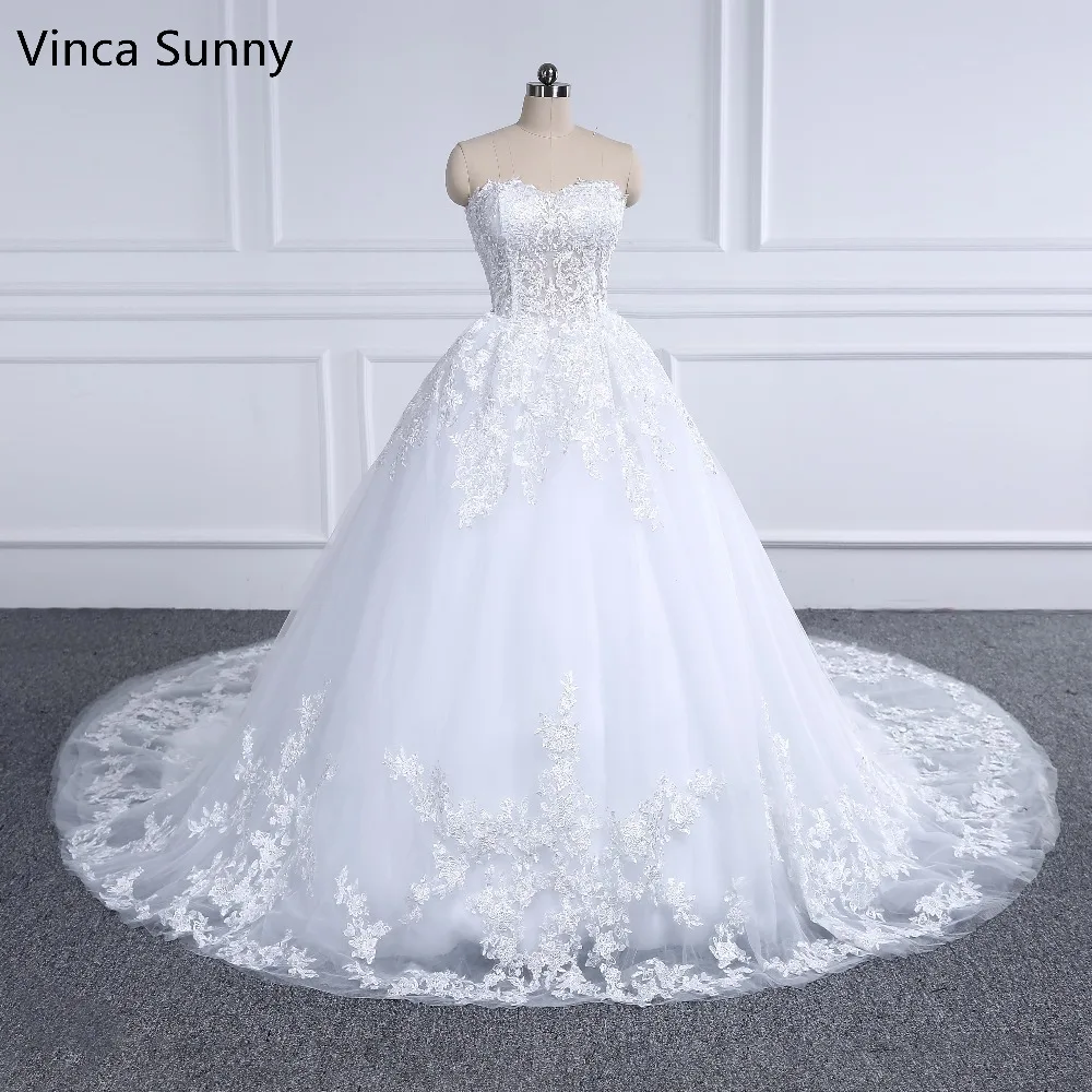 Vinca Sunny Luxury Ball Gown Bridal Dress Vintage Applique Lace Wedding Dress 2021 Princess Vestido De Noiva
Vinca Sunny Luxury Ball Gown Bridal Dress Vintage Applique Lace Wedding Dress 2021 Princess Vestido De Noiva