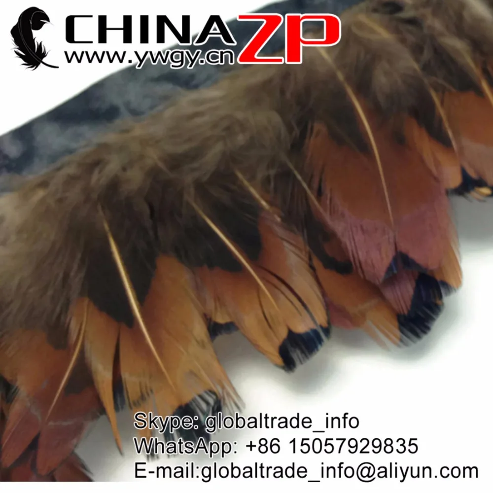 Exporting from Factory www.ywgy.cn Wholesale 10yards/lot RIngneck Pheasant Feather Trim
Exporting from Factory www.ywgy.cn Wholesale 10yards/lot RIngneck Pheasant Feather Trim