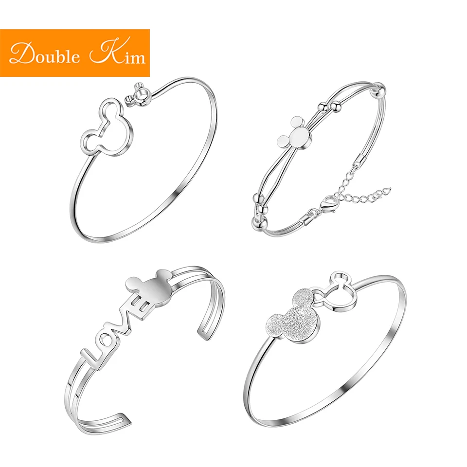 cutey Cartoon Mouse Bracelet Lovely Kawaii Style Copper Alloy Material Silver Plated Bangle Trendy Fashion Women Jewelry Gift
cutey Cartoon Mouse Bracelet Lovely Kawaii Style Copper Alloy Material Silver Plated Bangle Trendy Fashion Women Jewelry Gift