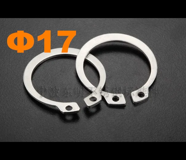 500pcs/lot DIN471 M17 Stainless steel external retaining ring (Circlips for shafts) SUS304
500pcs/lot DIN471 M17 Stainless steel external retaining ring (Circlips for shafts) SUS304