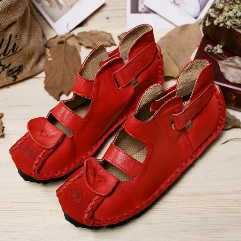 Summer new handmade leather sandals new retro leather sandals flat with the joker female sandals wholesale
Summer new handmade leather sandals new retro leather sandals flat with the joker female sandals wholesale