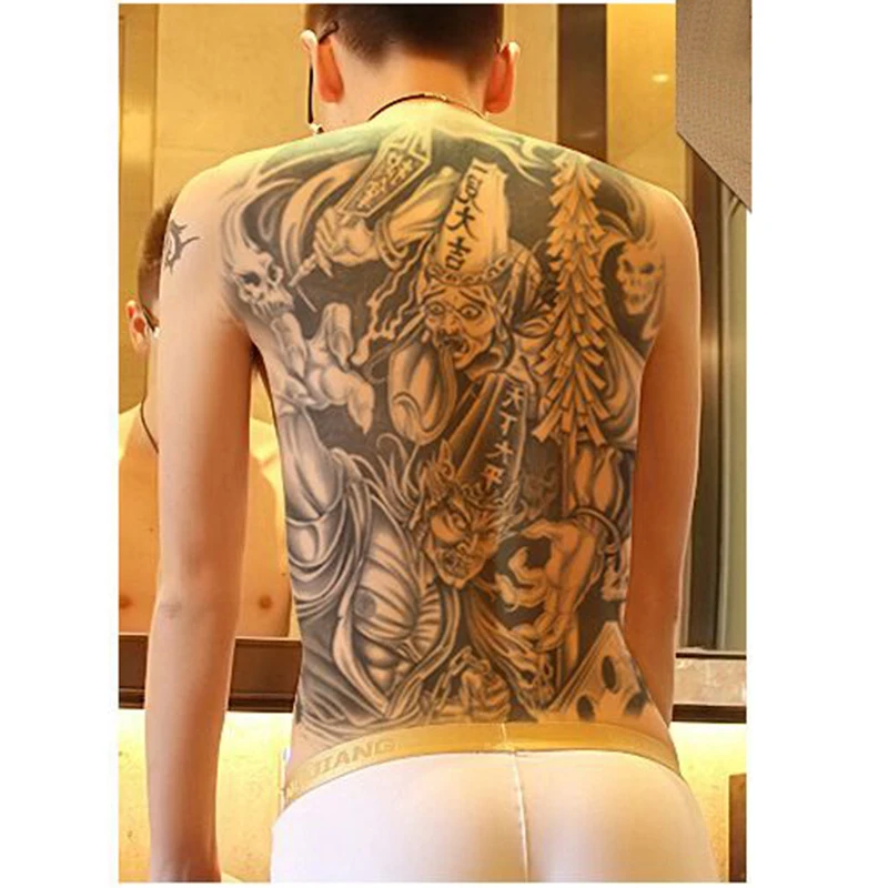 Fashion Cool Temporary Tattoos Sticker Water Transfer Super Large Size 48*34cm Men Full Back Chest Body Painting Big Fake Tattoo
Fashion Cool Temporary Tattoos Sticker Water Transfer Super Large Size 48*34cm Men Full Back Chest Body Painting Big Fake Tattoo