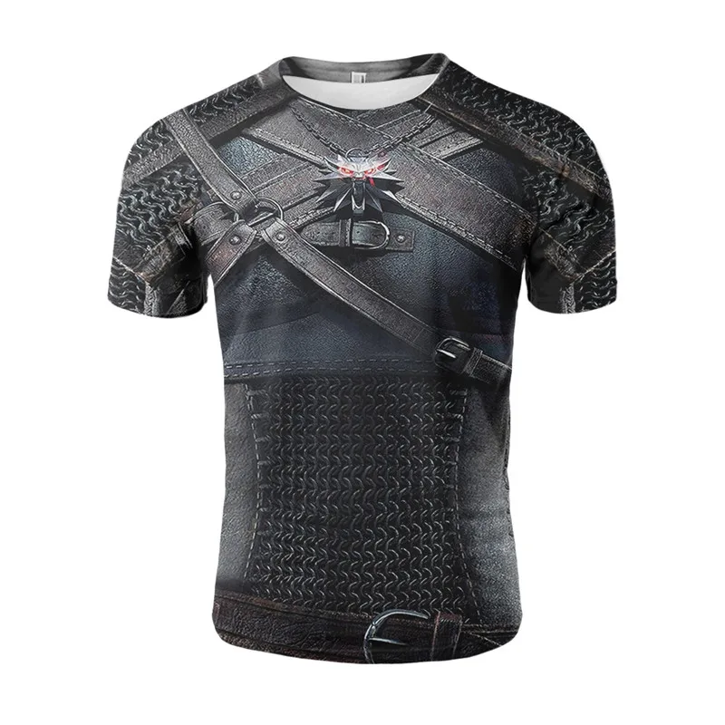 YELITE Battle Armor 3D принт футболка древний Римский Воин одежда крутой хипстер мужская
