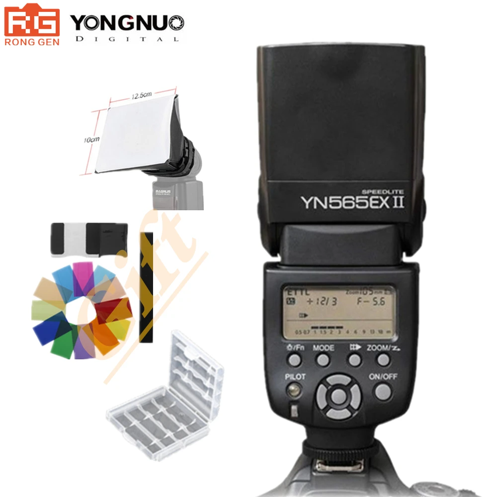 Беспроводная вспышка Yongnuo YN565EX II C YN 565EX TTL для камер Canon 500D 550D 600D 1000D | Отзывы и видеообзор