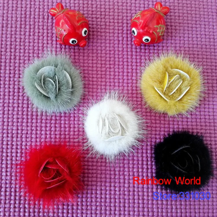Free shipping Real Genuine Mink hair Fur Rose flower Brooch for coat corsage Fashion DIY accessories Mixed Colour 5 Pieces/lot
Free shipping Real Genuine Mink hair Fur Rose flower Brooch for coat corsage Fashion DIY accessories Mixed Colour 5 Pieces/lot
