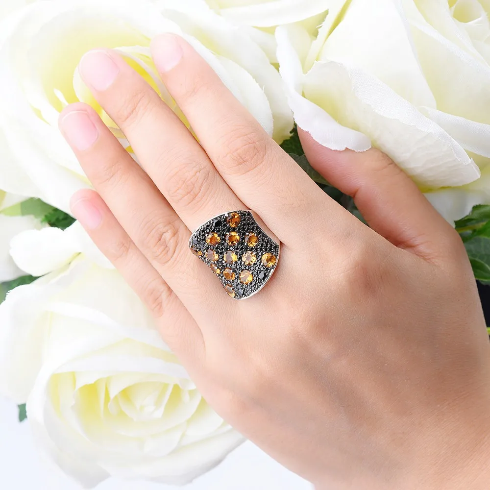 Natural Citrine Spinel 4.5 Carats Solid 925 Sterling Silver Rings 100% Natural Gemstone Women's Ring Elegant Classic Jewelry
Natural Citrine Spinel 4.5 Carats Solid 925 Sterling Silver Rings 100% Natural Gemstone Women's Ring Elegant Classic Jewelry