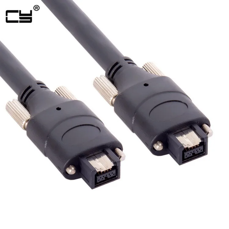 Firewire 800 IEEE1394 ilink 9Pin Plug to 9Pin Cable Screw Type Mount for Camera 1.0m 3ft 100CM Black
Firewire 800 IEEE1394 ilink 9Pin Plug to 9Pin Cable Screw Type Mount for Camera 1.0m 3ft 100CM Black