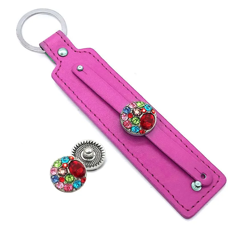 Hot Sale 002 PU Leather fashion key chain fit 18mm Snap Button keychains Charm Jewelry For Women Men keyring Gift
Hot Sale 002 PU Leather fashion key chain fit 18mm Snap Button keychains Charm Jewelry For Women Men keyring Gift