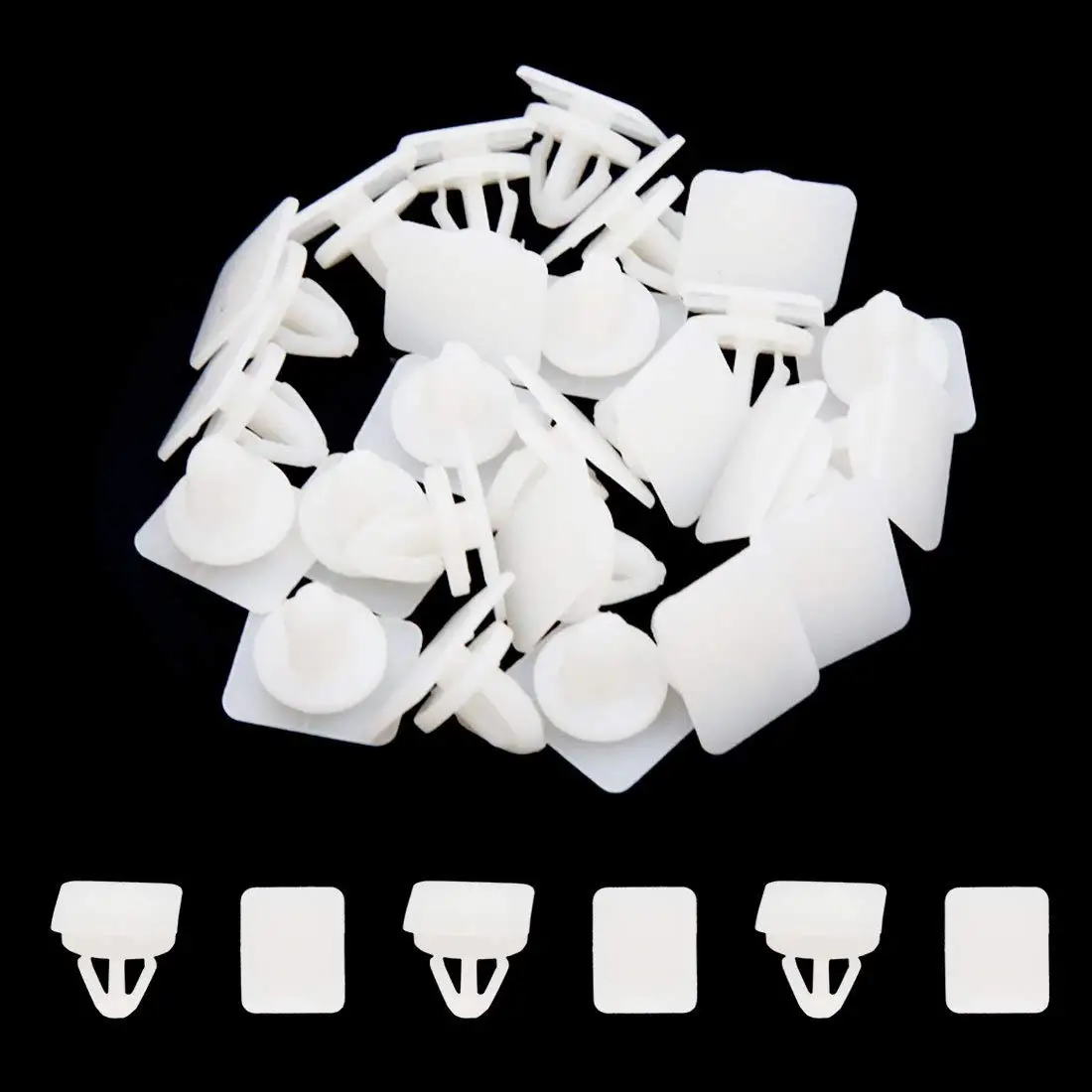 uxcell 20Pcs 10mm Hole Dia White Plastic Rivets Fastener Car Auto Fender Bumper Clips
uxcell 20Pcs 10mm Hole Dia White Plastic Rivets Fastener Car Auto Fender Bumper Clips