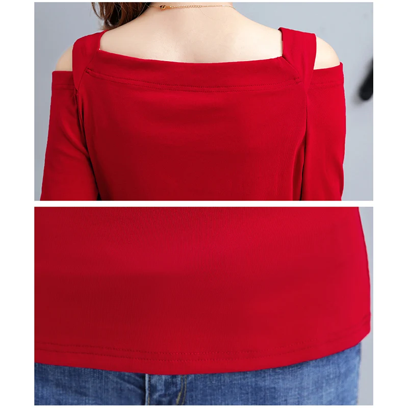 Sexy Off Shoulder Tshirt Women 2018 Korean Autumn Camisetas Mujer T Shirt Womens Long Sleeve Winter Vogue Tops Femme Clothes
Sexy Off Shoulder Tshirt Women 2018 Korean Autumn Camisetas Mujer T Shirt Womens Long Sleeve Winter Vogue Tops Femme Clothes