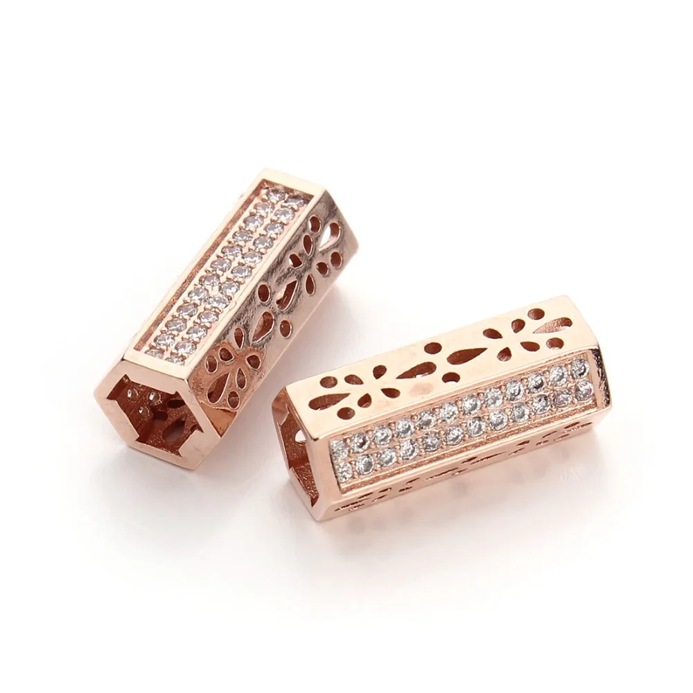 2pcs Gold Color Brass Crystal Pipe Tube Spacer Beads European Charms Pendant 5mm Big Hole Bracelets Jewelry Diy Findings F3193
2pcs Gold Color Brass Crystal Pipe Tube Spacer Beads European Charms Pendant 5mm Big Hole Bracelets Jewelry Diy Findings F3193
