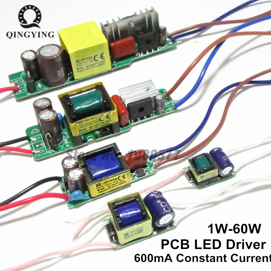 600mA LED Driver 3W 10W 18W 20W 30W 36W 40W 50W 60W Lamp Lighting Transformers 1W-60W Watt Outdoor Lights Power Supply
600mA LED Driver 3W 10W 18W 20W 30W 36W 40W 50W 60W Lamp Lighting Transformers 1W-60W Watt Outdoor Lights Power Supply