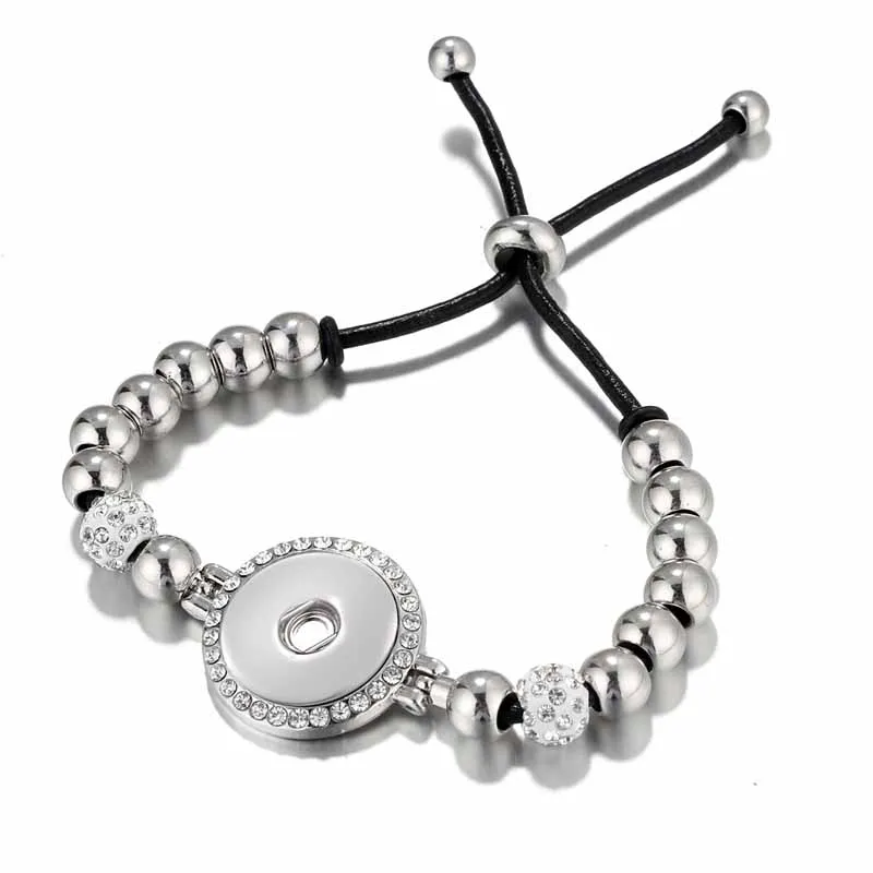 Metal Original Really Leather 132 Rhinestone stretchable 18mm Snap Button Bracelet Interchangeable Charm Jewelry For Women Gift
Metal Original Really Leather 132 Rhinestone stretchable 18mm Snap Button Bracelet Interchangeable Charm Jewelry For Women Gift