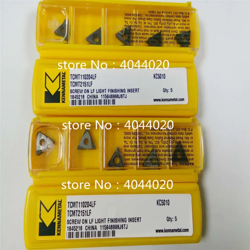 Kennametal TCMT110202LF TCMT110204LF KC5010 TCMT2151LF 5pcs Carbide Inserts Internal Turning Tool
Kennametal TCMT110202LF TCMT110204LF KC5010 TCMT2151LF 5pcs Carbide Inserts Internal Turning Tool