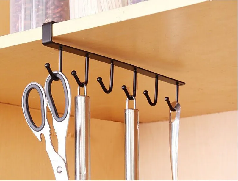 6 Hooks Cup Holder Hang Storage Cabinet Door Hook Towel Rack Cupboards Hanging Wall Mount Bathroom Kitchen Organization Tool#20
6 Hooks Cup Holder Hang Storage Cabinet Door Hook Towel Rack Cupboards Hanging Wall Mount Bathroom Kitchen Organization Tool#20