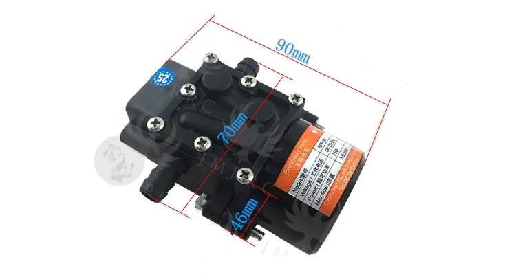 JMR 6S Mini Silent Waterproof Brushless Water Pump micro pressure diaphragm 45W for DIY 5L 10L 16L Agriculture spraying drone
JMR 6S Mini Silent Waterproof Brushless Water Pump micro pressure diaphragm 45W for DIY 5L 10L 16L Agriculture spraying drone