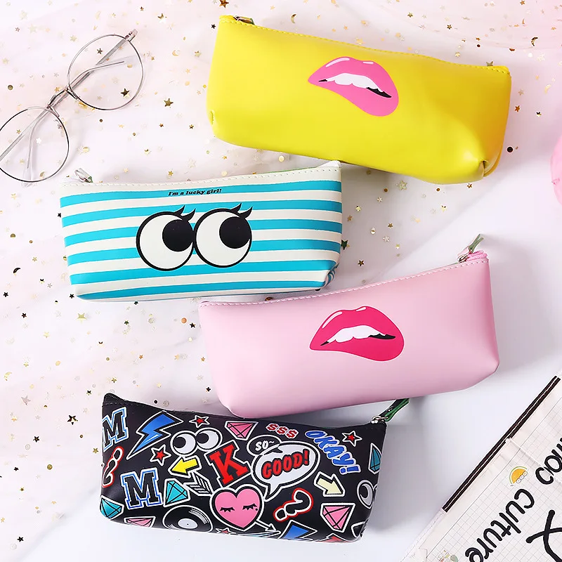 1 Pcs Newest Cute Modern Girl Pu Waterproof Pencil Case Student School Stationery Storage Bag Gift Escolar Papelaria
1 Pcs Newest Cute Modern Girl Pu Waterproof Pencil Case Student School Stationery Storage Bag Gift Escolar Papelaria