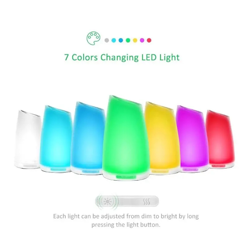 150ml Essential Oil Diffuser Ultrasonic Aroma Aromatherapy Humidifier 7 Changeable Colored LED Lights
150ml Essential Oil Diffuser Ultrasonic Aroma Aromatherapy Humidifier 7 Changeable Colored LED Lights