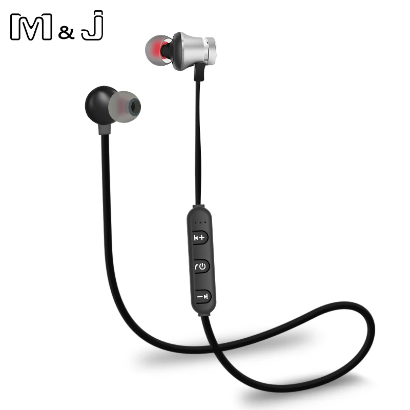 Беспроводные Bluetooth наушники M & J F04 спортивные с супербасами защитой от пота