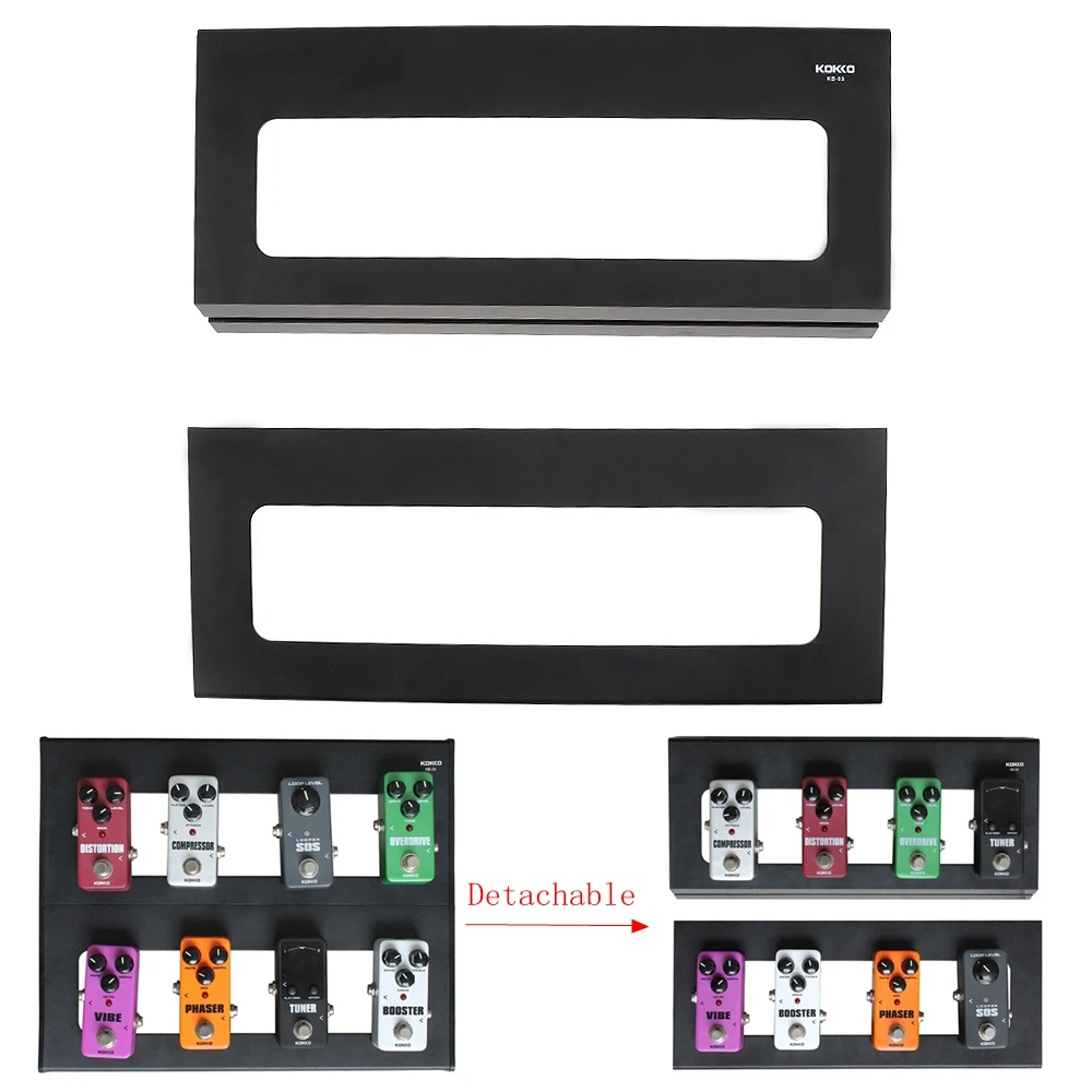 KOKKO Durable Detachable 37 x 30cm Guitar Pedal Board Setup Style DIY Guitar Effect Pedalboard with Bag
KOKKO Durable Detachable 37 x 30cm Guitar Pedal Board Setup Style DIY Guitar Effect Pedalboard with Bag