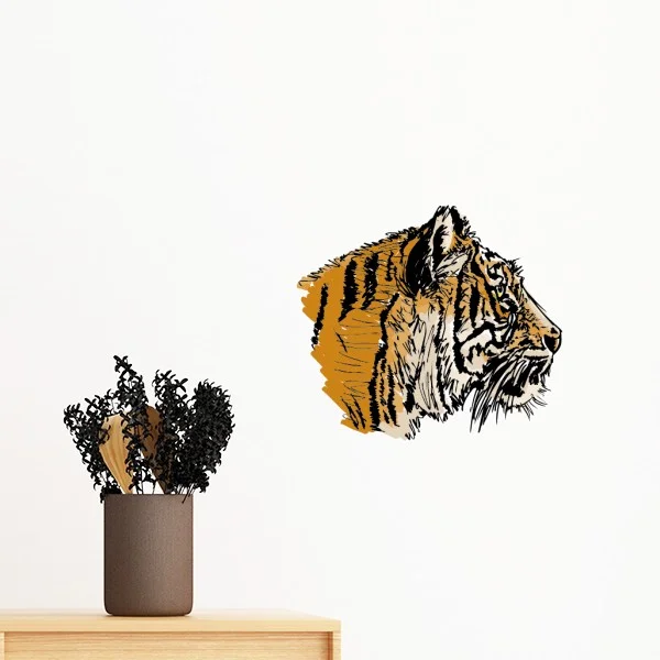 Tiger Head Close-up King Animal Wild Removable Wall Sticker Art Decals Mural DIY Wallpaper for Room Decal
Tiger Head Close-up King Animal Wild Removable Wall Sticker Art Decals Mural DIY Wallpaper for Room Decal