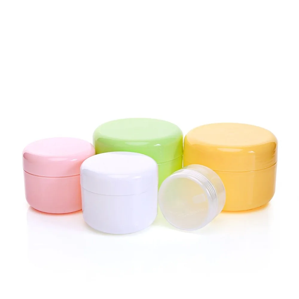 1PC Travel Cosmetic Container Cream Face Lotion Bottles Empty Makeup Plastic Reusable Jar Pot 5 Colors 100g Travel Accessories
1PC Travel Cosmetic Container Cream Face Lotion Bottles Empty Makeup Plastic Reusable Jar Pot 5 Colors 100g Travel Accessories