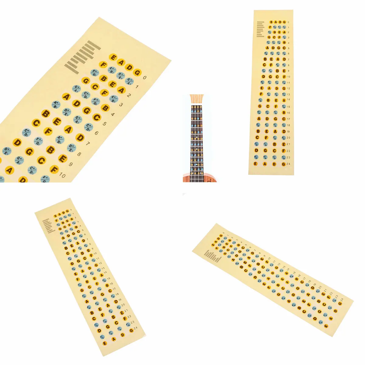 1PC Fingerboard Frets Decals For Beginner Practice Ukulele Fretboard Note Map Sticker
1PC Fingerboard Frets Decals For Beginner Practice Ukulele Fretboard Note Map Sticker