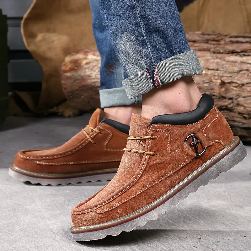 AKZ Mens Casual Shoes New Autumn Winter High Quality Cow Suede Work Boots Round Toe Male Martin Shoes lace-up Platform shoes
AKZ Mens Casual Shoes New Autumn Winter High Quality Cow Suede Work Boots Round Toe Male Martin Shoes lace-up Platform shoes