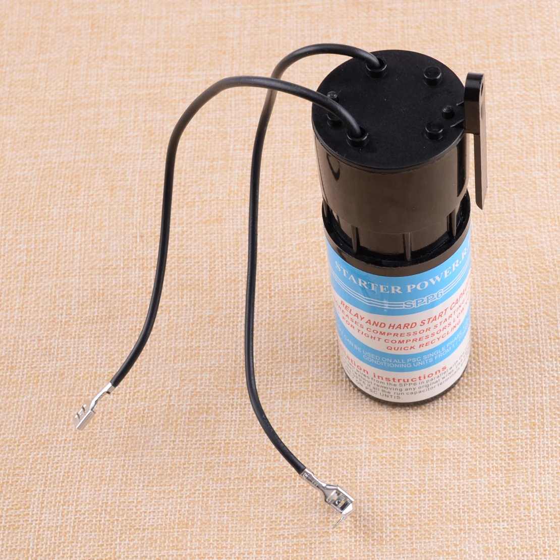 LETAOSK SPP6 Hard Start Run Capacitor Increases Torque for Supco Relay 1/2HP-10HP 200%-500% Increase Starting Torque 120-288V AC
LETAOSK SPP6 Hard Start Run Capacitor Increases Torque for Supco Relay 1/2HP-10HP 200%-500% Increase Starting Torque 120-288V AC