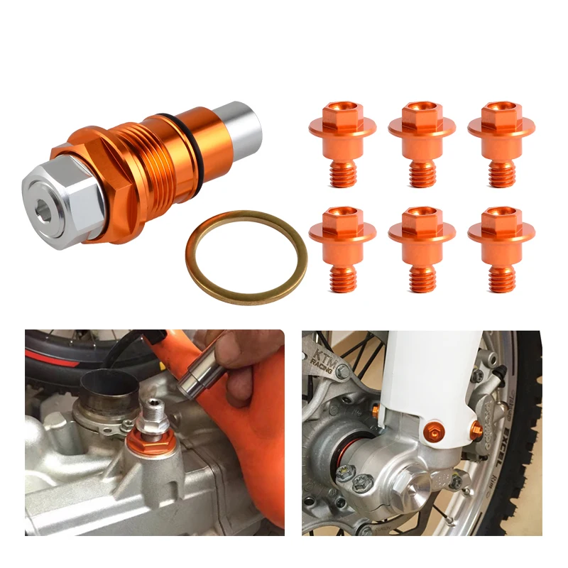 Front Fork Guard Bolts Screw Cam Chain Timing Chain Camshaft Drive Tensioner for KTM 250 350 400 450 500 520 SXF EXCF XCF SMR
Front Fork Guard Bolts Screw Cam Chain Timing Chain Camshaft Drive Tensioner for KTM 250 350 400 450 500 520 SXF EXCF XCF SMR