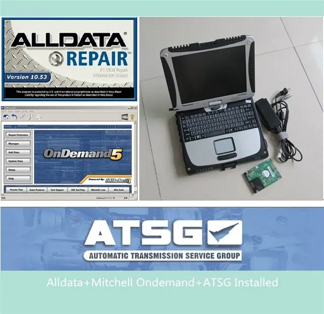 Auto repair software Alldata 10.53 M itchell onde*mand ATSG + internal HDD installed Well in Toughbook Panasonic CF19 laptop
Auto repair software Alldata 10.53 M itchell onde*mand ATSG + internal HDD installed Well in Toughbook Panasonic CF19 laptop