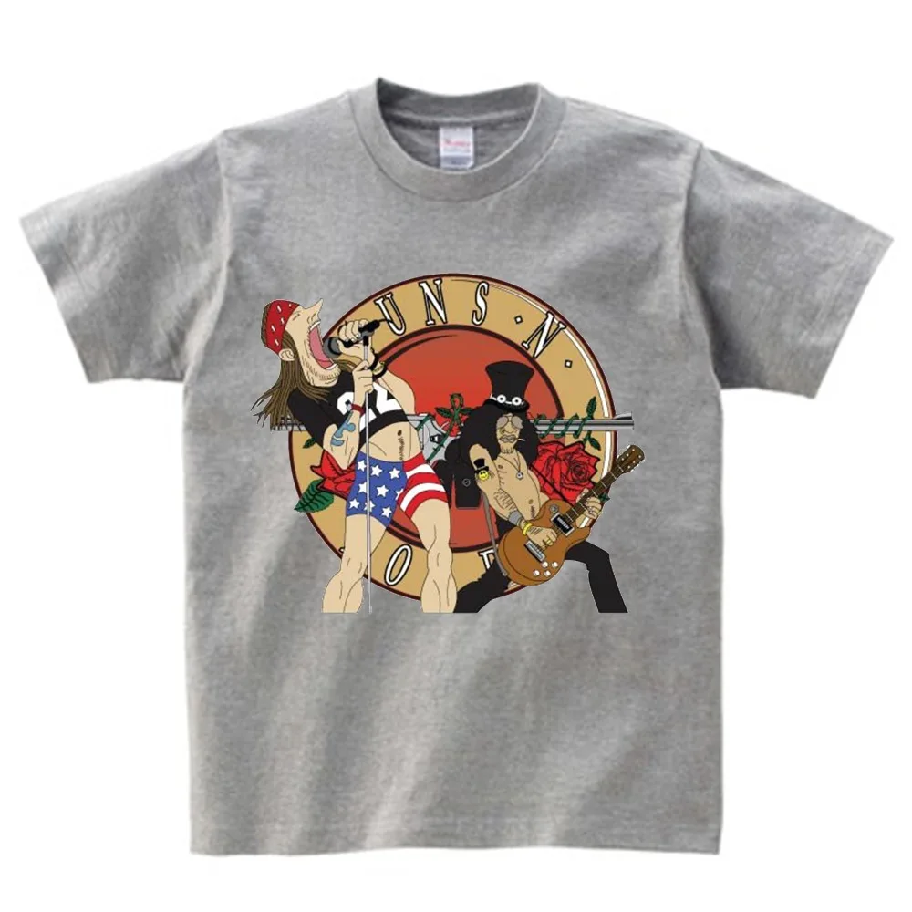 Roses And Guns T shirt Band Tops Guns N Roses Clothing Tshirt Children's Funny 2021 Summer Boys Girls Cotton Clothes
Roses And Guns T shirt Band Tops Guns N Roses Clothing Tshirt Children's Funny 2021 Summer Boys Girls Cotton Clothes