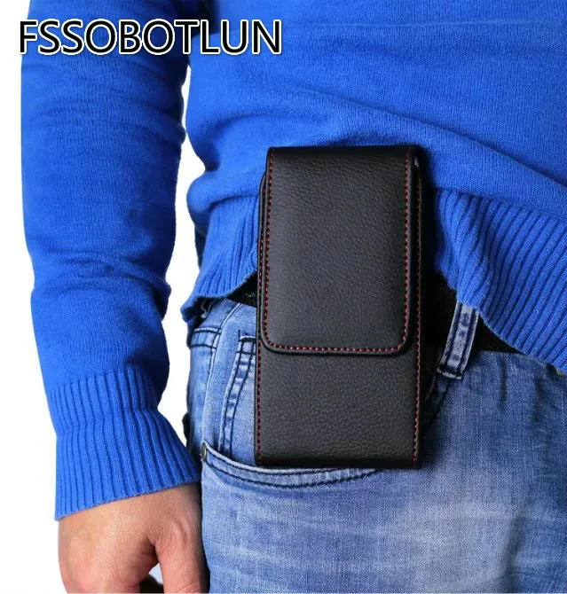 

FSSOBOTLUN, 5,5 "для Highscreen Fest XL Чехол-кобура для телефона PU кожаный чехол с зажимом для ремня для Highscreen Fest XL Pro