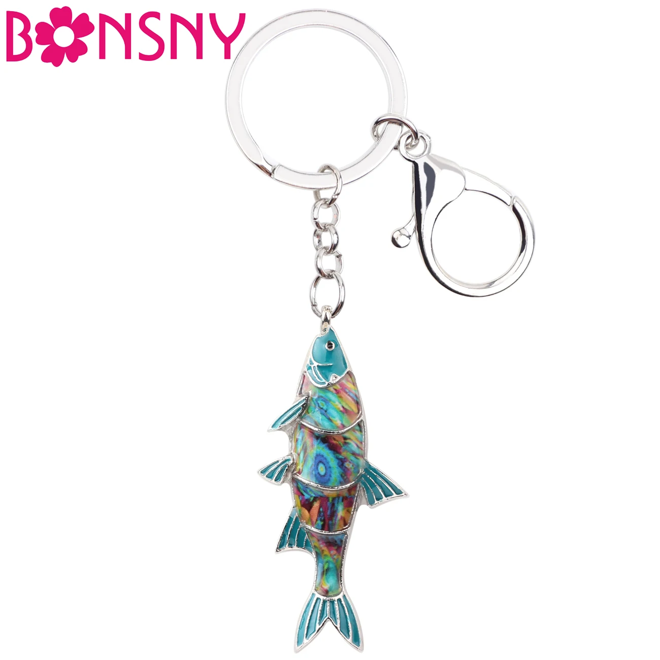 Bonsny Enamel Alloy Freshwater Fish Key Chains Keychains Rings Car Bag Charms Novelty Ocean Animal Jewelry For Women Girls Gifts
Bonsny Enamel Alloy Freshwater Fish Key Chains Keychains Rings Car Bag Charms Novelty Ocean Animal Jewelry For Women Girls Gifts