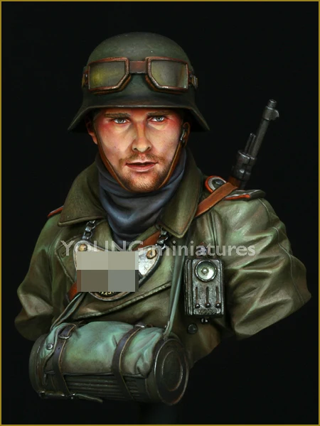 1/10 Feldgendarmerie WWII, Resin Figure Bust GK, Military theme of World War II, Uncoated No colour
1/10 Feldgendarmerie WWII, Resin Figure Bust GK, Military theme of World War II, Uncoated No colour