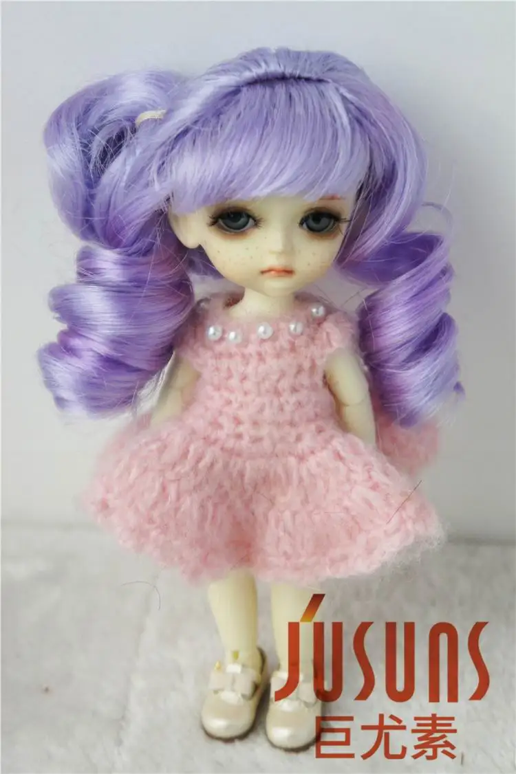 JD069 1/8 1/6 1/4 1/3 прекрасный курчавый BJD Kanekalon волоконный парик для куклы YOSD MSD SD модные