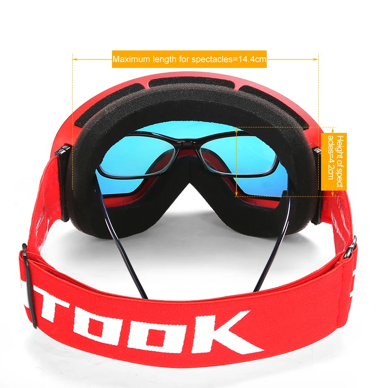 KUTOOK Ski Goggles Double-layer Snowboard Ski Glasses Winter Windproof Snow Goggles UV400 Protection Ski Mask Snowmobile Eyewear
KUTOOK Ski Goggles Double-layer Snowboard Ski Glasses Winter Windproof Snow Goggles UV400 Protection Ski Mask Snowmobile Eyewear