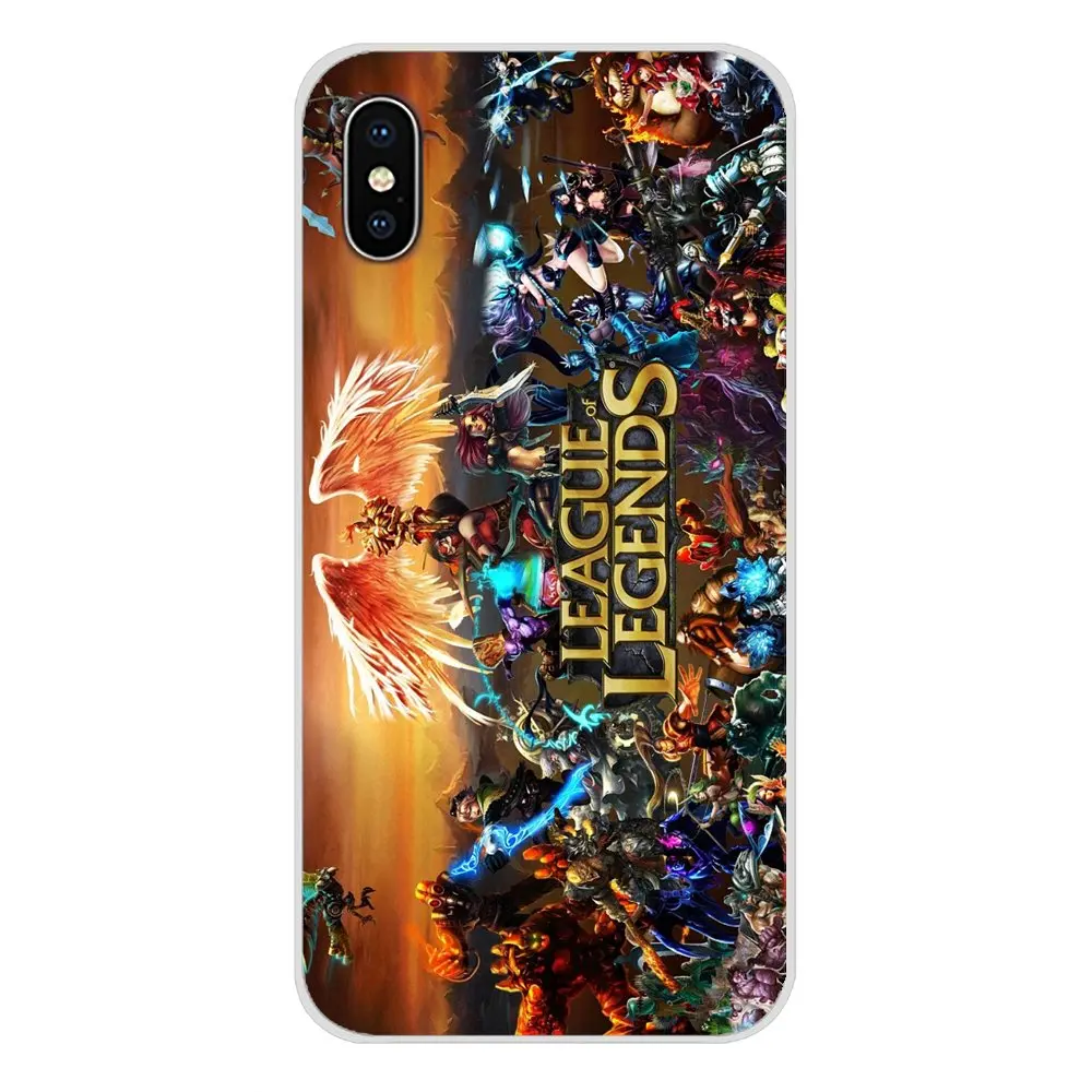 Для Huawei P Smart Mate Honor 7A 7C 8C 8X9 P10 P20 Lite Pro Plus Аксессуары чехлы для телефонов LOL Character League of