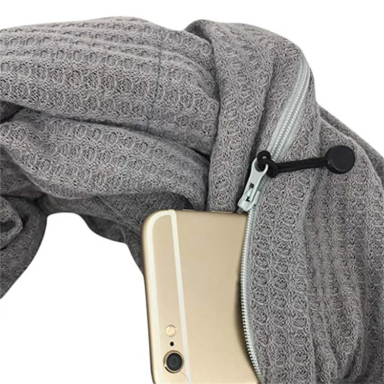 Gaeshow Высокое качество шарф с карман для Для женщин мужчин Кабриолет путешествие
